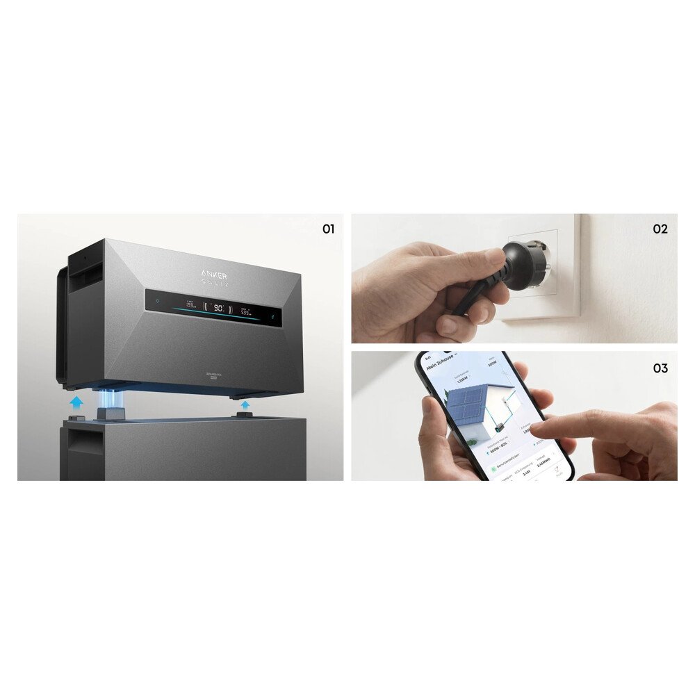 Anker Solix Erweiterungsbatterie BP7000 Plug & Play-Design 7 kWh – Bild 4