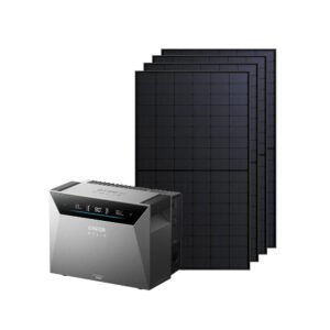 Anker Solix Solarbank 4 E5000 Pro mit 4 Solarpanels RS50S 500 W TopCon