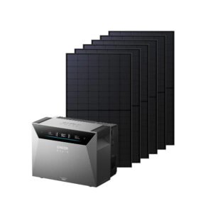 Anker Solix Solarbank 4 E5000 Pro mit 6 Solarpanels RS50S 500 W TopCon