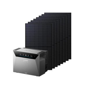 Anker Solix Solarbank 4 E5000 Pro mit 8 Solarpanels RS50S 500 W TopCon