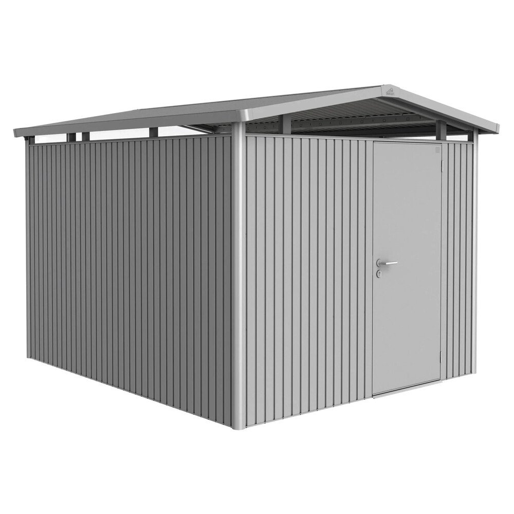 Biohort Metall-Gerätehaus Panorama Silber 7,6 m² – Bild 2