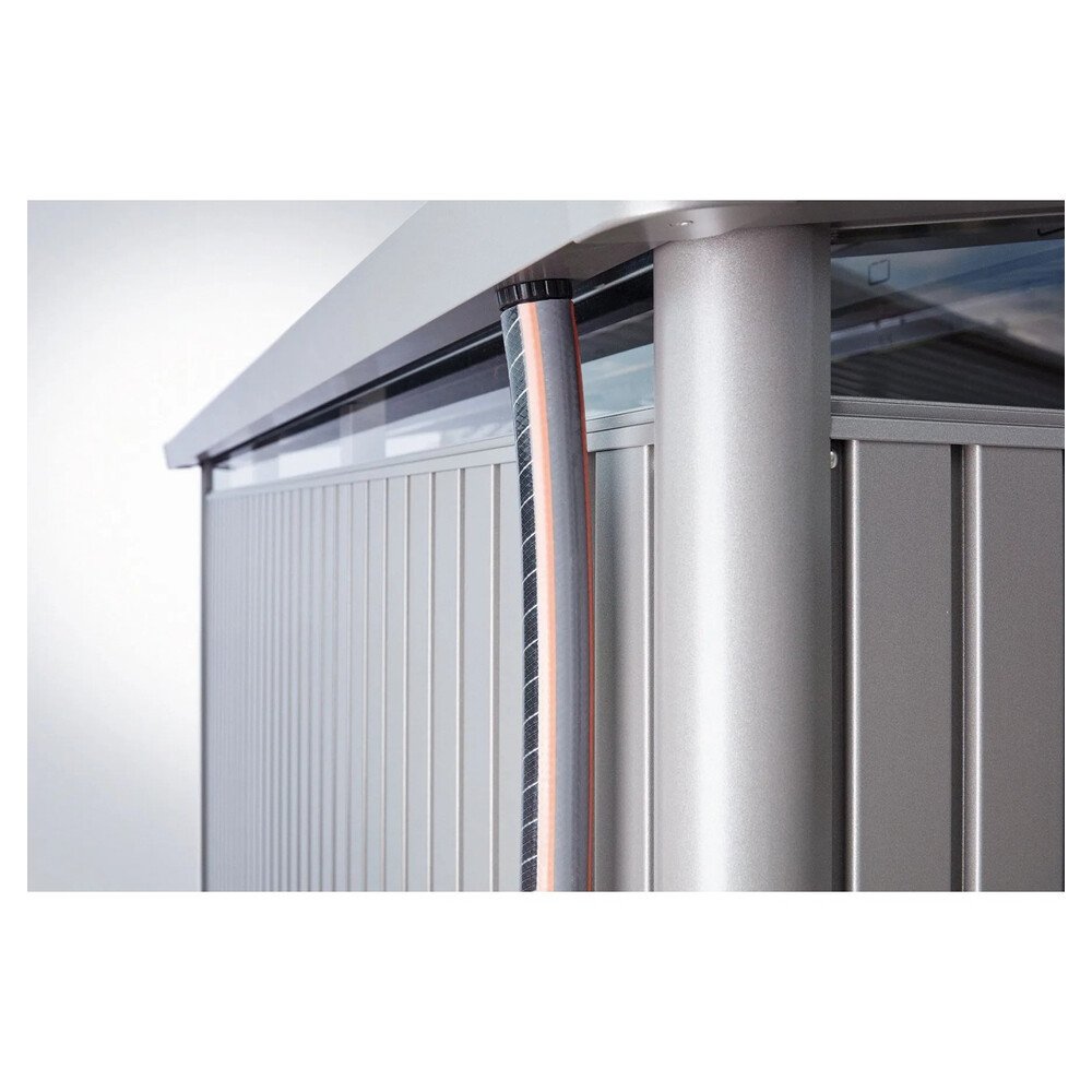 Biohort Metall-Gerätehaus Panorama Silber 7,6 m² – Bild 4