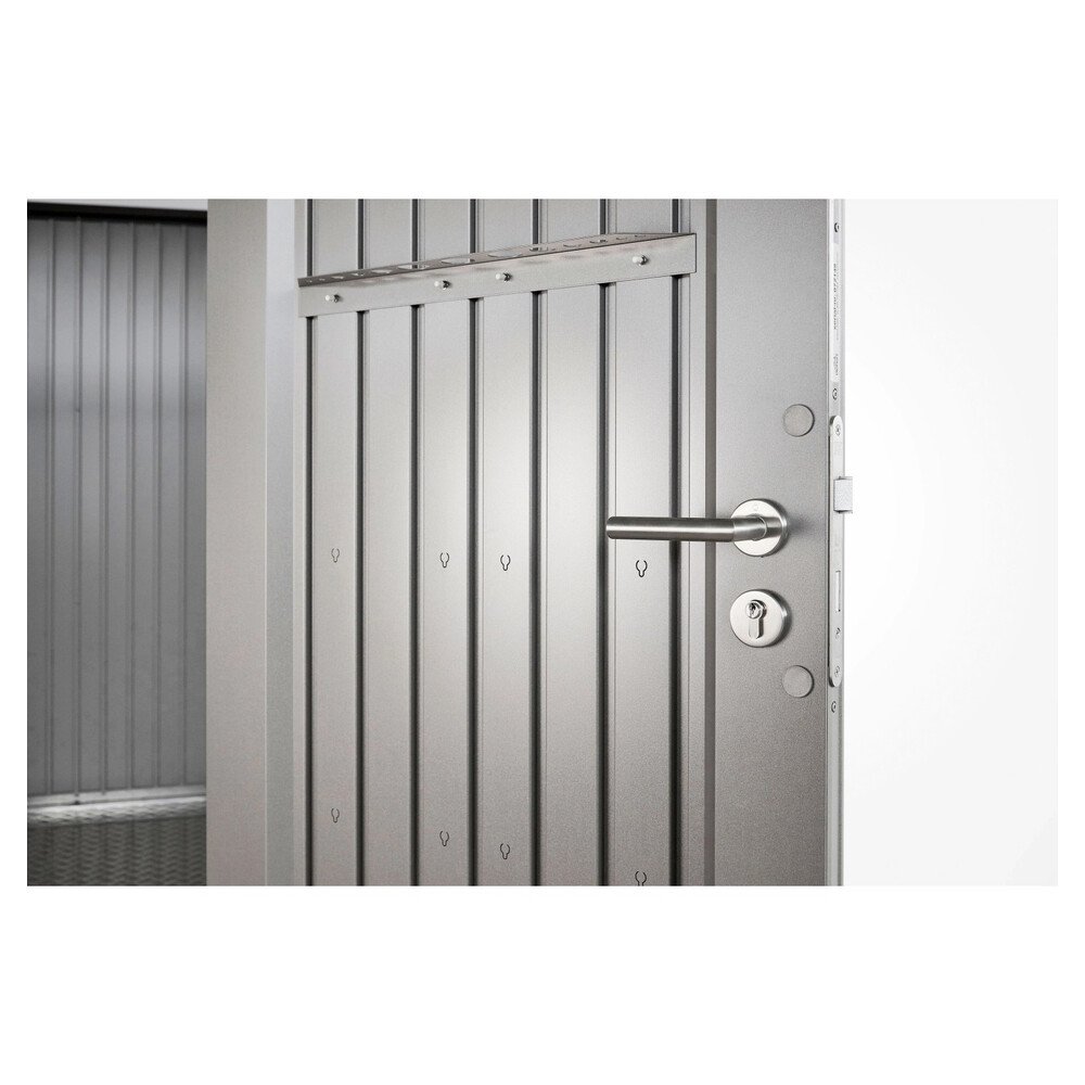 Biohort Metall-Gerätehaus Panorama Silber 7,6 m² – Bild 5