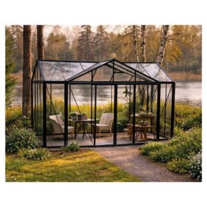 Bloomcabin Premium-Qualität Gewächshaus T-Modell Orangerie GHT1