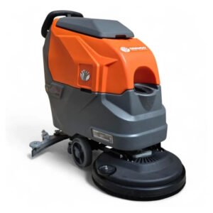 DeTec. Scheuersaugmaschine DAEWOO mit Touch Display Akku Hartbodenreiniger 24V 100AH Putzmaschine