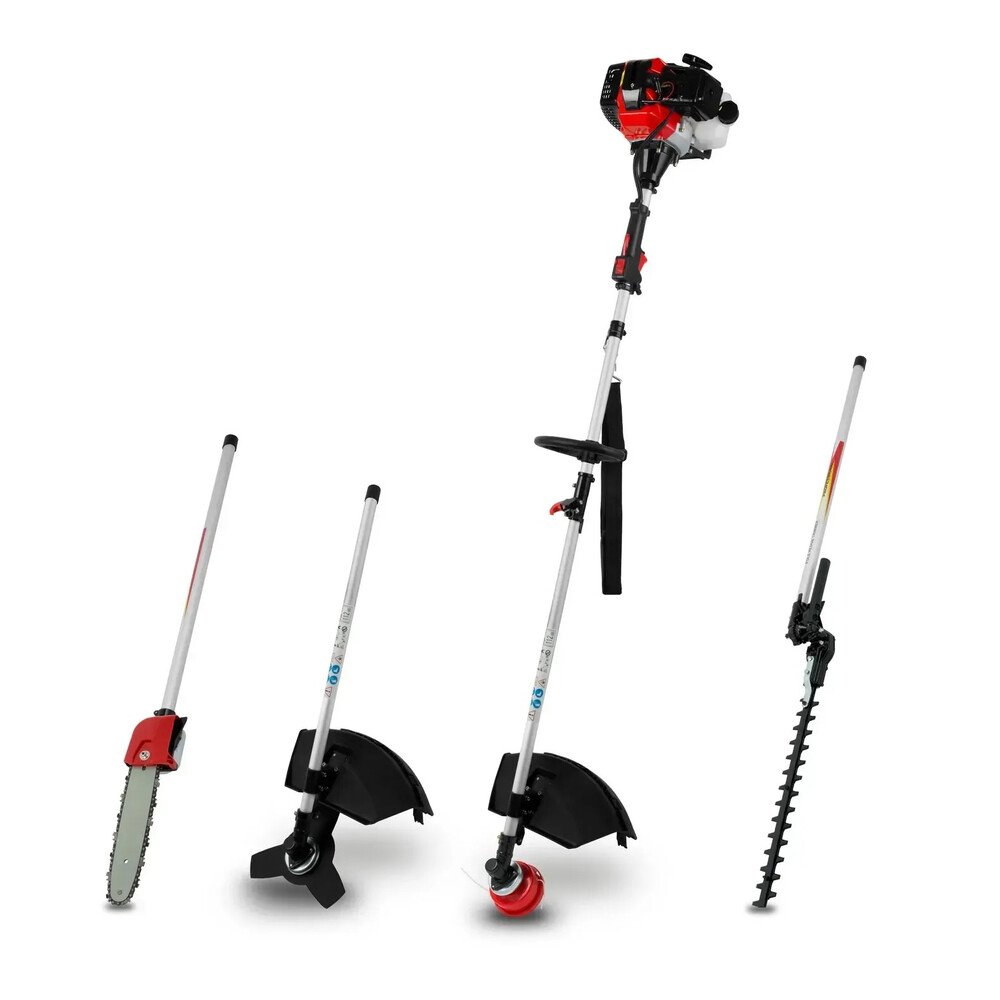 EBERTH Motorsense Freischneider Rasentrimmer Multitool 4in1 Benzin