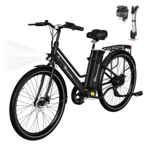 EVERCROSS EK8 E-bike 26 Zoll Herrenfahrrad 36V 15,6Ah Akku Reichweite 50-90KM 250W