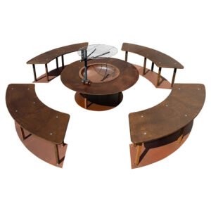 Ferrum Art Design Feuerstelle Circle Rost