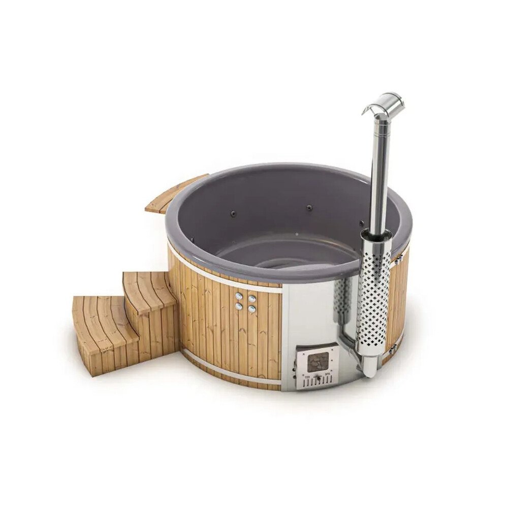 Finntherm Hot Tub Stockholm Spa Edition Anthrazit Ø 200 cm