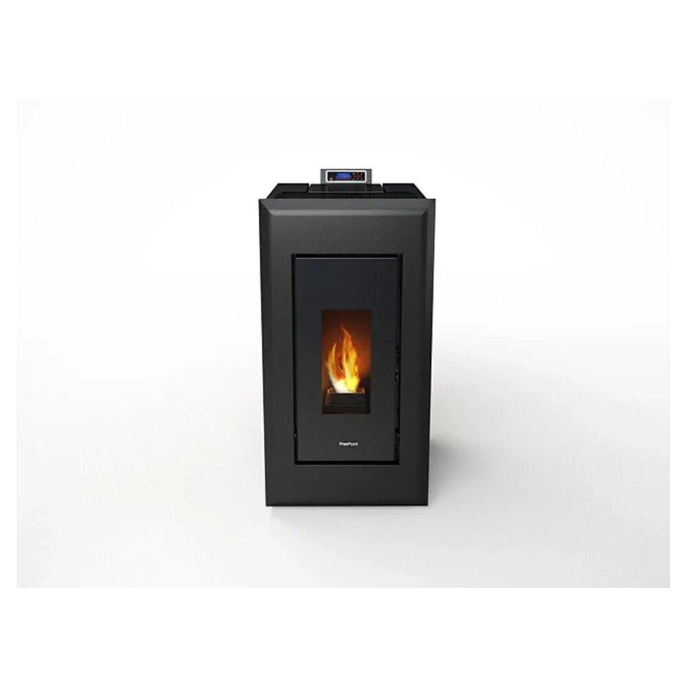 Freepoint Pelletofen Vega Stahl Anthrazit 10,5 kW mit Automatik – Bild 4