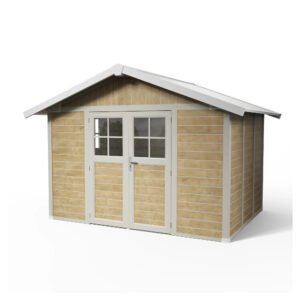 Grosfillex Kunststoff Gartenhaus Gerätehaus Deco 7,5 m2 Sherwood