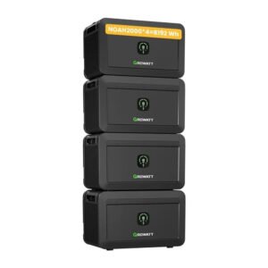 Growatt NOAH 2000 Solarspeicher x4 8192Wh Speicher für Balkonkraftwerk 0% MwSt