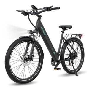 HITWAY E-Bike BK18S 27,5 Zoll 13 Ah Akku Reichweite 60-100KM 250W 7-Gang APP NFC