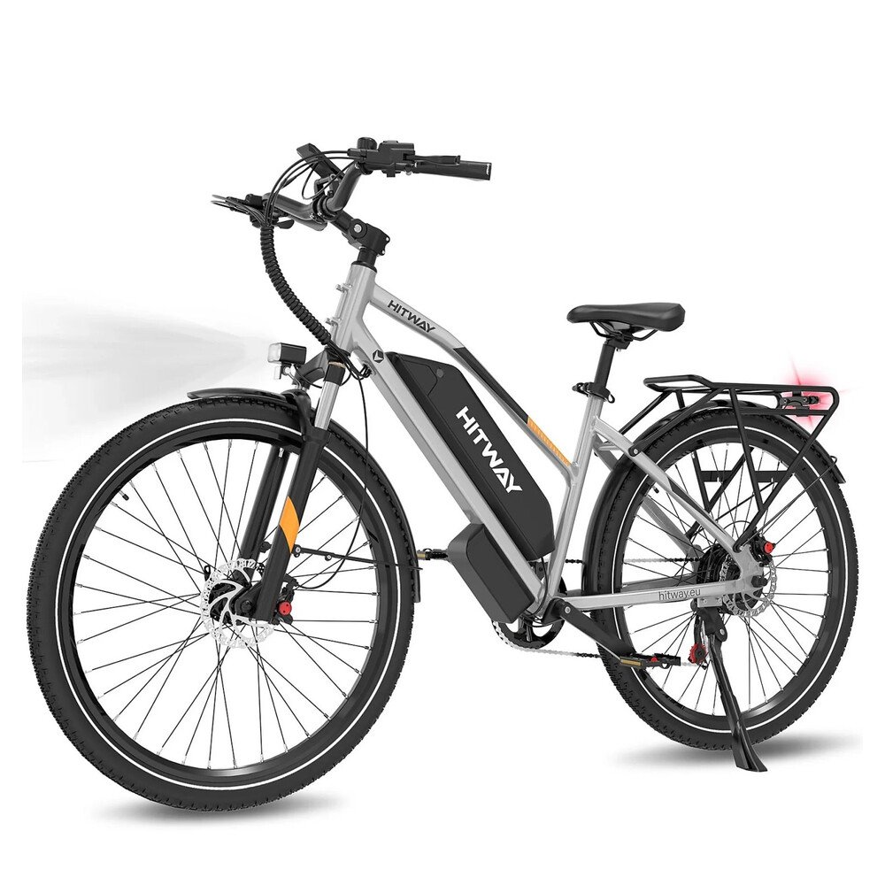 HITWAY E-Bike BK27 Pro 28 Zoll 16Ah Akku Reichweite 70-120KM 250W 7-Gang APP NFC