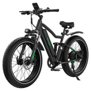 HITWAY E-Bike BK9S 26x4,0 Zoll 16 Ah Akku Reichweite 70-150KM 250W 7-Gang APP NFC