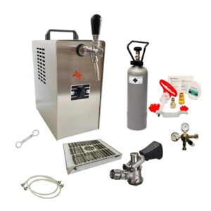 Ich-Zapfe Zapfanlage Jet 30 Bierkoffer Trockenkühler 1- 35 L/h Silber Metall Flach