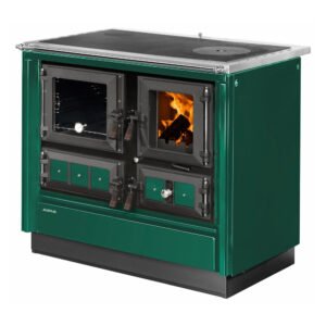 Justus Küchenofen Rustico 90 2.0 Stahl Grün 7 kW