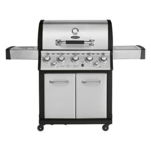 Justus Premium BBQ-Gasgrill Mars Plus 5 Brennern 1 Seitenbrenner Edelstahl