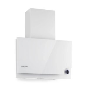 Klarstein Amelia Dunstabzugshaube 123W 60x47x23,5cm LED-Licht Touch Glas Weiß