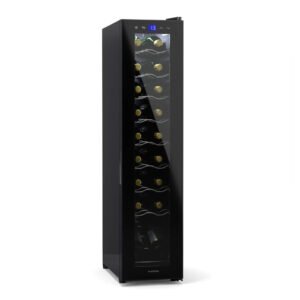 Klarstein Shiraz 18 Slim Uno Weinkühlschrank 18 L Flaschen 5-18 °C Touch-Control