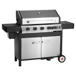 Landmann Gasgrillwagen GG-IV-510SSDE Schwarz-Edelstahl