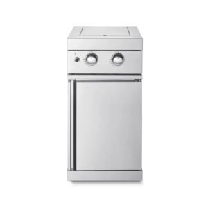 MyOutdoorKitchen Modul mit Doppel Seitenbrenner Stainless Collection
