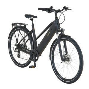 Prophete Trekking E-Bike Entdecker 2.0 Damen Schwarz Matt 28"
