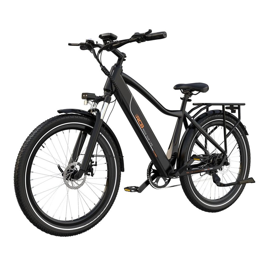 RCB G5 E-bike 27,5 Zoll Herrenfahrrad 13Ah Akku Reichweite 60-80KM 250W 7-Gang APP NFC