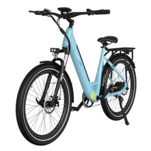 RCB G6 E-bike 27,5 Zoll Damenfahrrad 13Ah Akku Reichweite 60-80KM 250W 7-Gang APP NFC