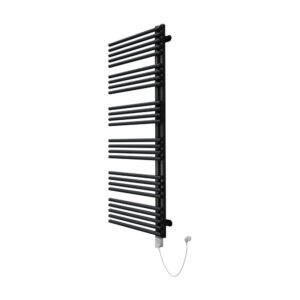Schöner Wohnen Design-Heizkörper Celia mit Heizstab 3 Rechts 151 x 60 cm Schwarz