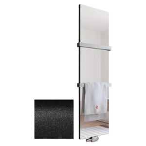 Schulte Design-Heizkörper New York Spiegel 688 W Pearl-Schwarz