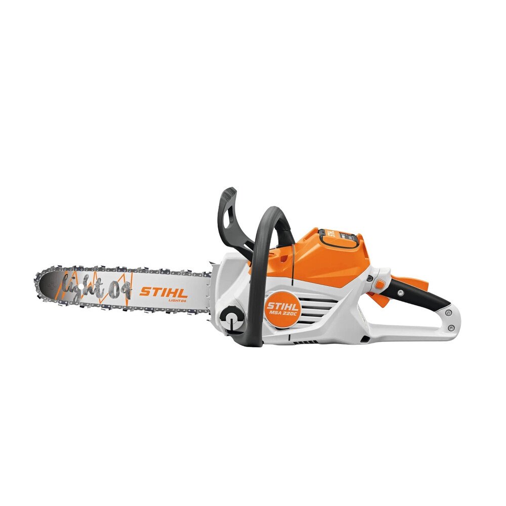 Stihl Akku-Motorsäge MSA 220 C-Bohne Akku und Ladegerät 35 cm Orange-Grau