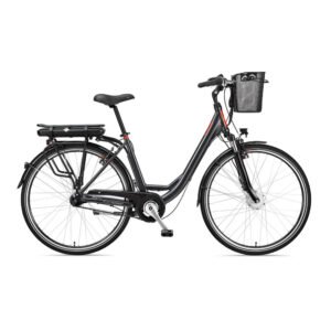 Telefunken City E-Bike 28 Zoll Frontmotor 7-Gang Nabenschaltung Pedelec 536,5Wh RC657 Anthrazit