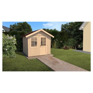 Weka Holz-Gartenhaus Satteldach Lasiert 298 cm