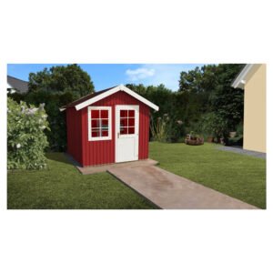 Weka Holz-Gartenhaus Satteldach Lasiert 342 cm