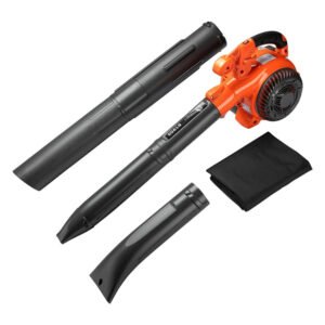 Wiltec 3In1 Laubbläser Laubsauger Häcksler 1Ps Benzin Gartenhäcksler Laubgebläse