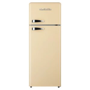 Wolkenstein Retro-Kühl-Gefrierkombination GK212.4RT Creme EEK: E