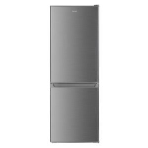 homeX Kühlschrank Mit Gefrierfach Kühl-Gefrierkombination Freistehend 173 Liter Nutzinhalt CFS1110-S Silber