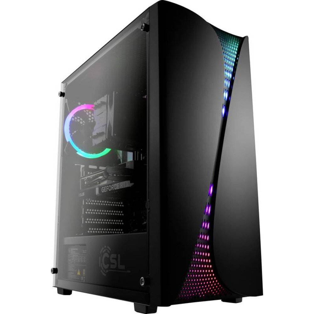 CSL Computer Gaming PC M13000H AMD Ryzen 7 5700X 4.6 GHz 32 GB RAM 1 TB SSD Nvidia GeForce RTX™ 5060 8 GB GDDR7 Win 11 H