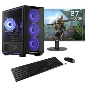 CSL Computer Gaming PC M11320H 68.6 cm (27 Zoll) WQHD AMD Ryzen 7 9700X 32 GB RAM 1 TB SSD AMD Radeon™ Onboard Graphics