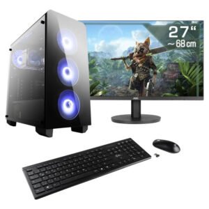CSL Computer Gaming PC M11280H 68.6 cm (27 Zoll) WQHD AMD Ryzen 7 5700G 16 GB RAM 1 TB SSD AMD Radeon™ Onboard Graphics