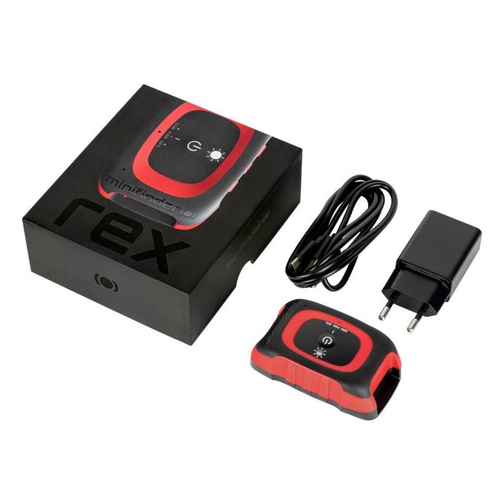 MiniFinder Rex GPS Tracker Haustiertracker, Live Tracking Schwarz, Rot 1 St. – Bild 8