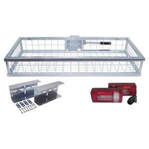 Berger & Schröter Heckträger Fietsenrekken verzinkt met verlichting 31437 (B x H x T) 105 x 16 x 45 cm Verzinkt