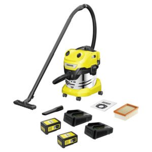 Kärcher Home & Garden WD 4-18 S Dual Battery Set V-20/22 1.628-626.0 Akku-Nass-/Trockensauger 380 W 20 l inkl. 2 Akkus,