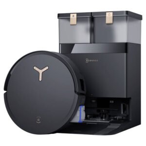 ECOVACS DEEBOT X8 PRO OMNI Saug-und Wischroboter Schwarz Sprachgesteuert, Fernbedienbar, kompatibel mit Amazon Alexa, ko
