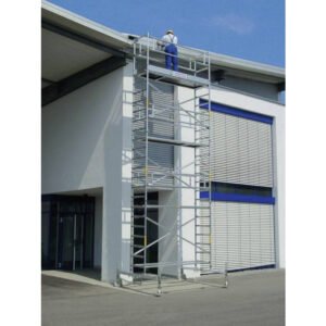 MUNK Günzburger Steigtechnik 155745 Rollgerüst Montage ohne Werkzeug Arbeitshöhe (max.): 9.5 m