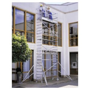 MUNK Günzburger Steigtechnik 155846 Rollgerüst Montage ohne Werkzeug Arbeitshöhe (max.): 10.4 m