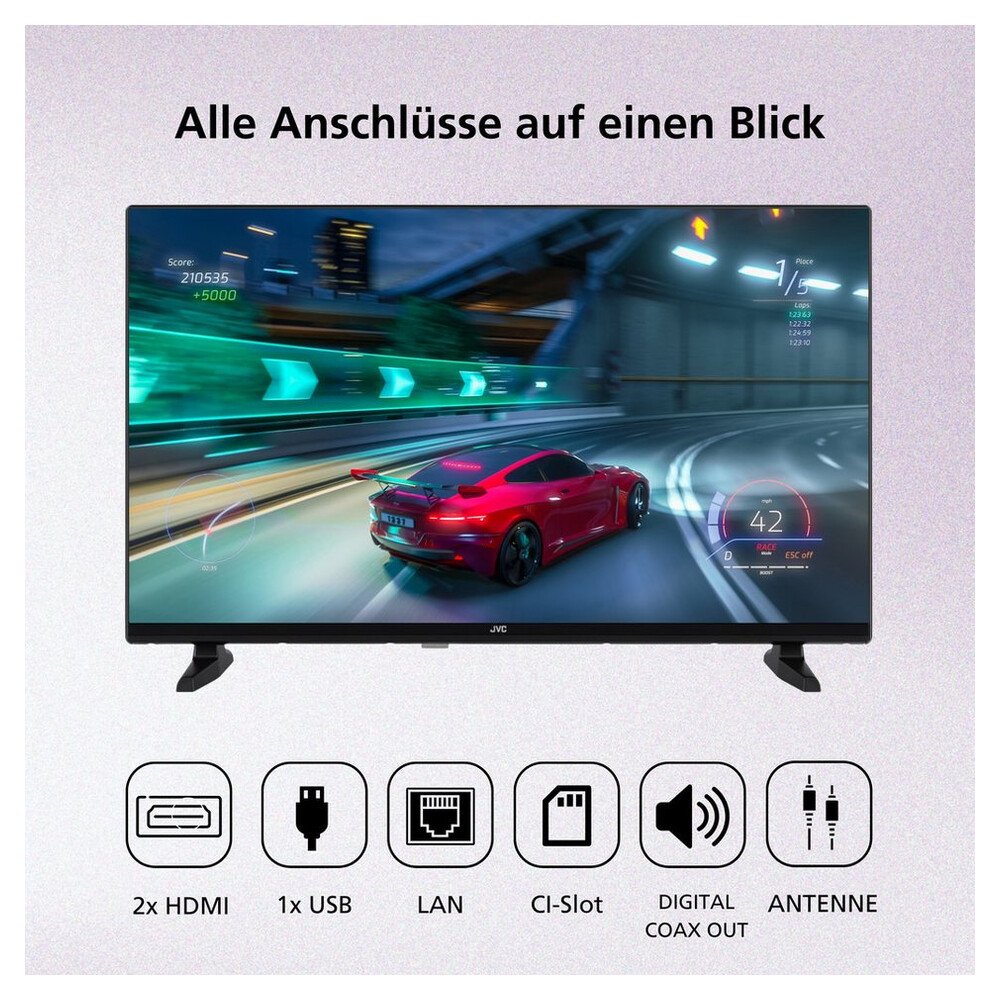 JVC LT-32VRH3555 LCD-LED Fernseher (80 cm/32 Zoll, HD-ready, Fire TV, Fire TV / Smart TV, HDR, Alexa Built-In, Triple-Tuner) – Bild 4