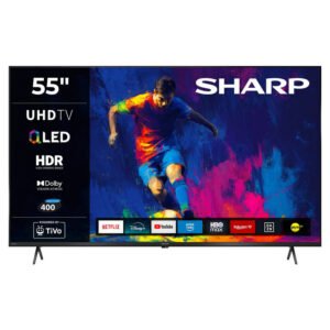 Sharp 4T-C55HMx QLED-Fernseher (139 cm/55 Zoll, 4K Ultra HD, Smart-TV)