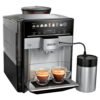 SIEMENS Kaffeevollautomat EQ6 plus s700 TE657M03DE, viele Kaffeespezialitäten, Doppeltassenfunk, Edelstahl-Milchbehälter, automatische